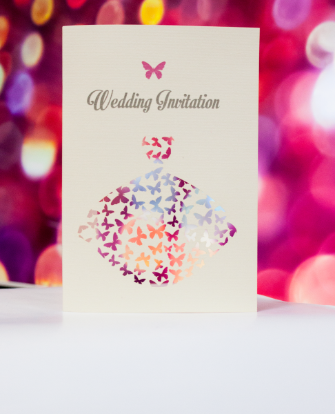 蝶々ドレス：正面